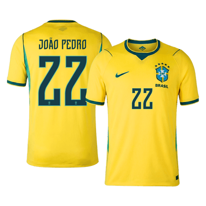 JOÃO PEDRO #22 Brazil Hazai Mez 2026 Sárga