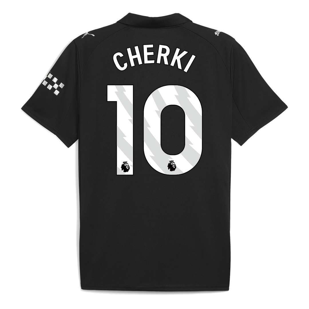 CHERKI #10 Manchester City Idegenbeli Mez 2025/26 Fekete