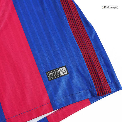 MESSI #10 Barcelona Hazai Retro Futball Mez 2016/17 Piros&Kék