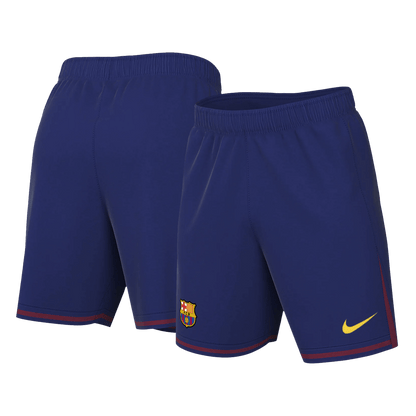 Barcelona Otthon Soccer Rövidnadrág 25/26 Haditengerészet