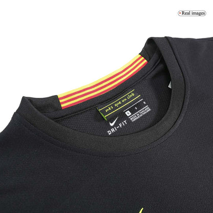 Barcelona Idegenbeli Harmadik Retro Futball Mez 2013/14 Fekete