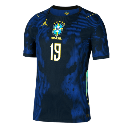 ENDRICK #19 Brazil Játékos Verzió Idegenbeli Mez Világbajnoki 2026