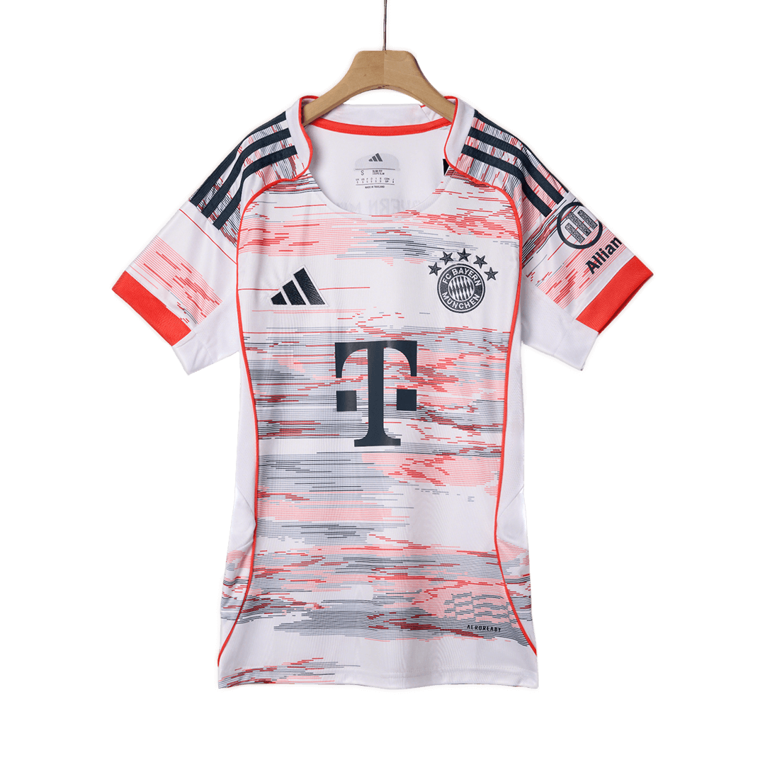 Women's Bayern Munich Idegenbeli Soccer Mez 2025/26 Fehér