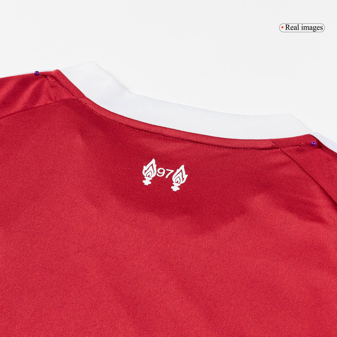 VIRGIL #4 Liverpool Otthon Soccer Mez 25/26 Piros