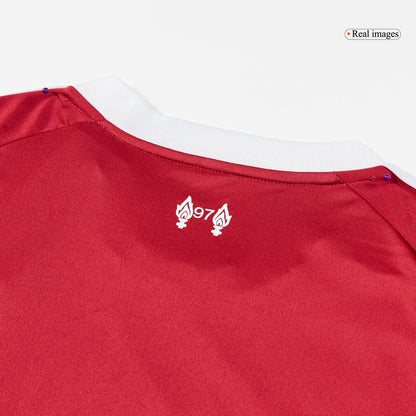 VIRGIL #4 Liverpool Otthon Soccer Mez 25/26 Piros