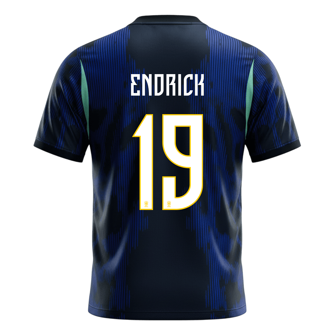 ENDRICK #19 Brazil Idegenbeli Mez 2026 Sötétkék