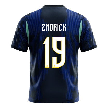 ENDRICK #19 Brazil Idegenbeli Mez 2026 Sötétkék