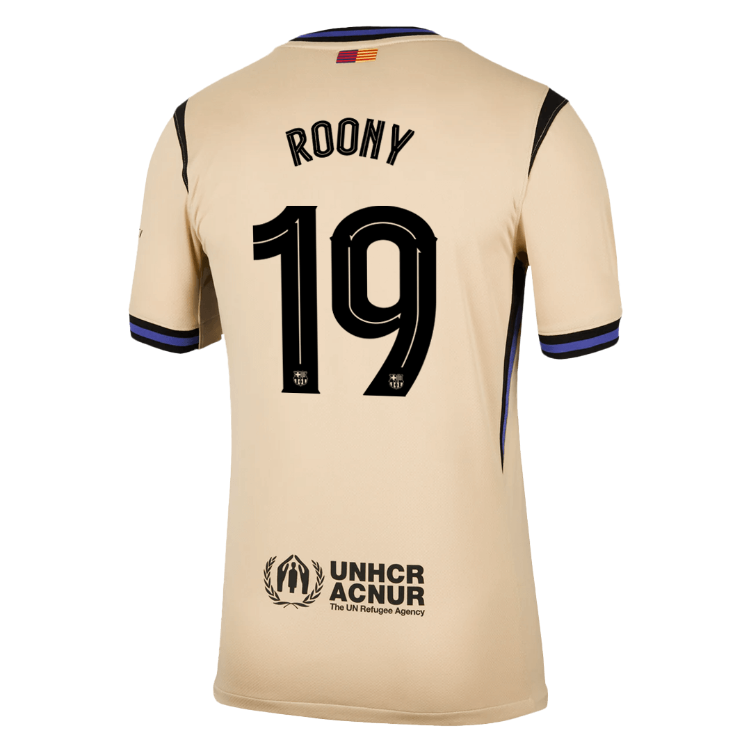 ROONY #19 Barcelona 
 Idegen 
 Futball Mez 
2025/26 
 Sárga 
 
 
- UCL