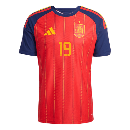 LAMINE YAMAL #19 Spain Játékos Verzió Hazai Világbajnoki Mez 2026 Piros