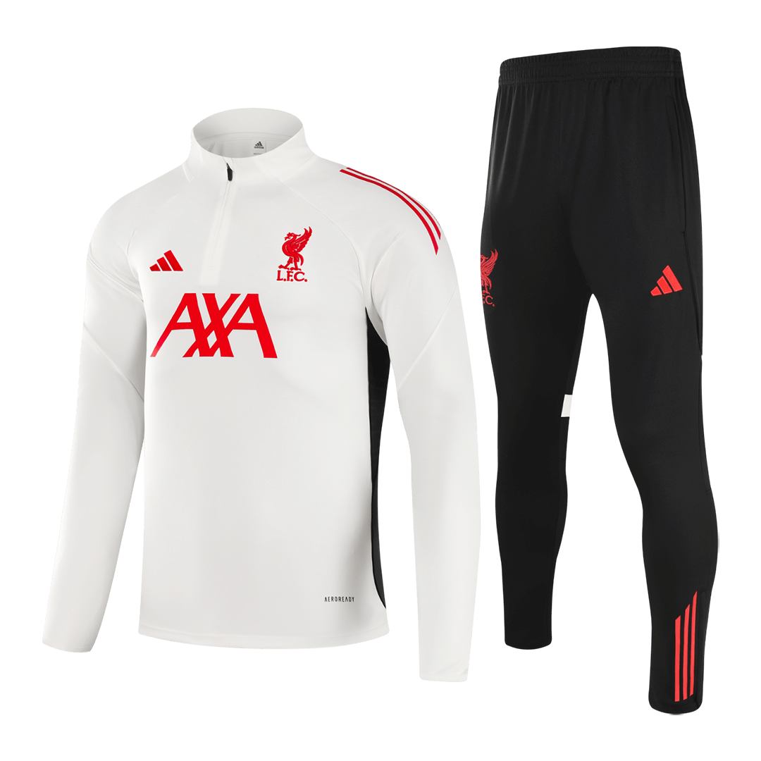 Liverpool Zip Felső Kabát Szett(Dzseki+Nadrág) 2025/26 Fehér