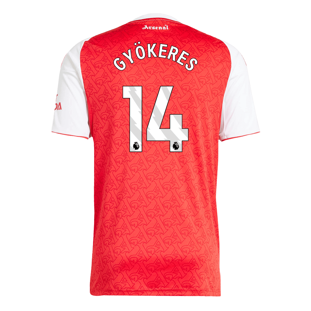 GYÖKERES #14 Arsenal Otthoni Soccer Mez 2025/26 Piros
