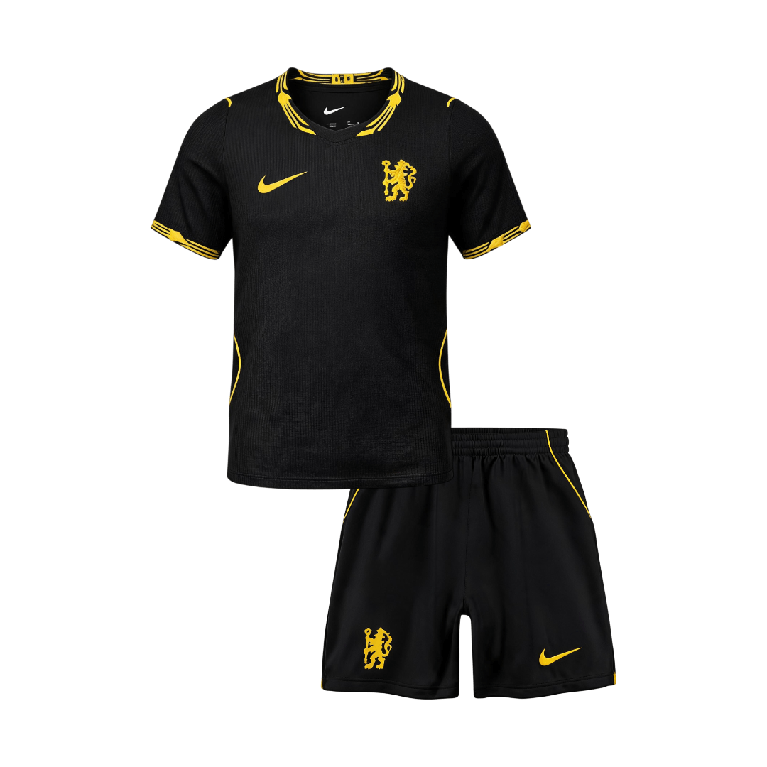 Chelsea Gyerek Idegenbeli Mez 2026/27 Fekete