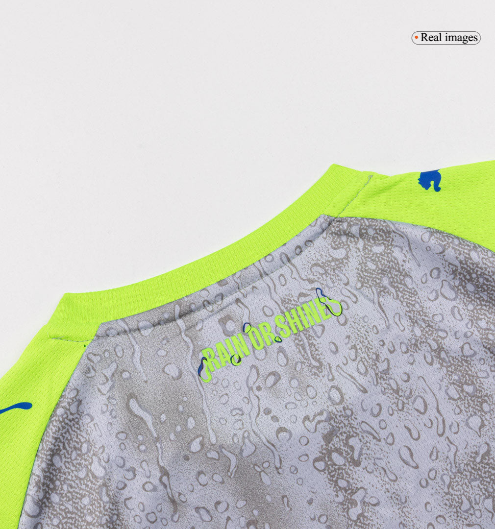 Manchester City Gyerek Harmadik Készlet(Mez+Nadrág+Zokni) 2025/26 Szürke