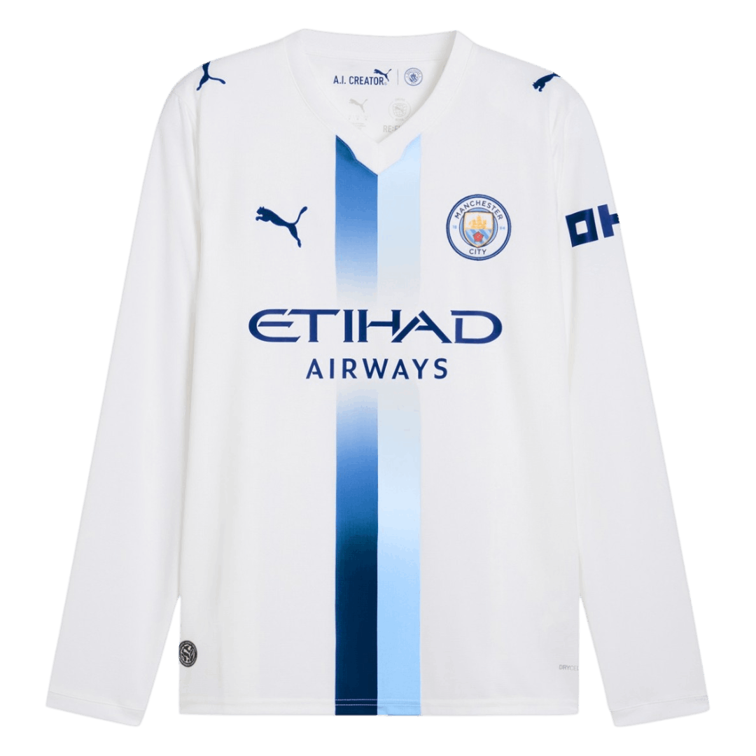 Manchester City Harmadik Hosszú Ujjú Mez 2026/27 Fehér