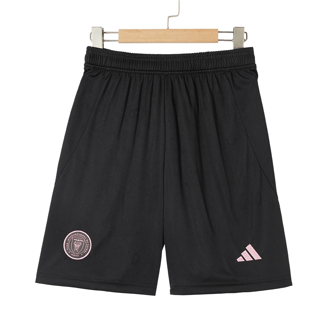 Inter Miami CF Idegenbeli Soccer Rövidnadrág 2025 Black