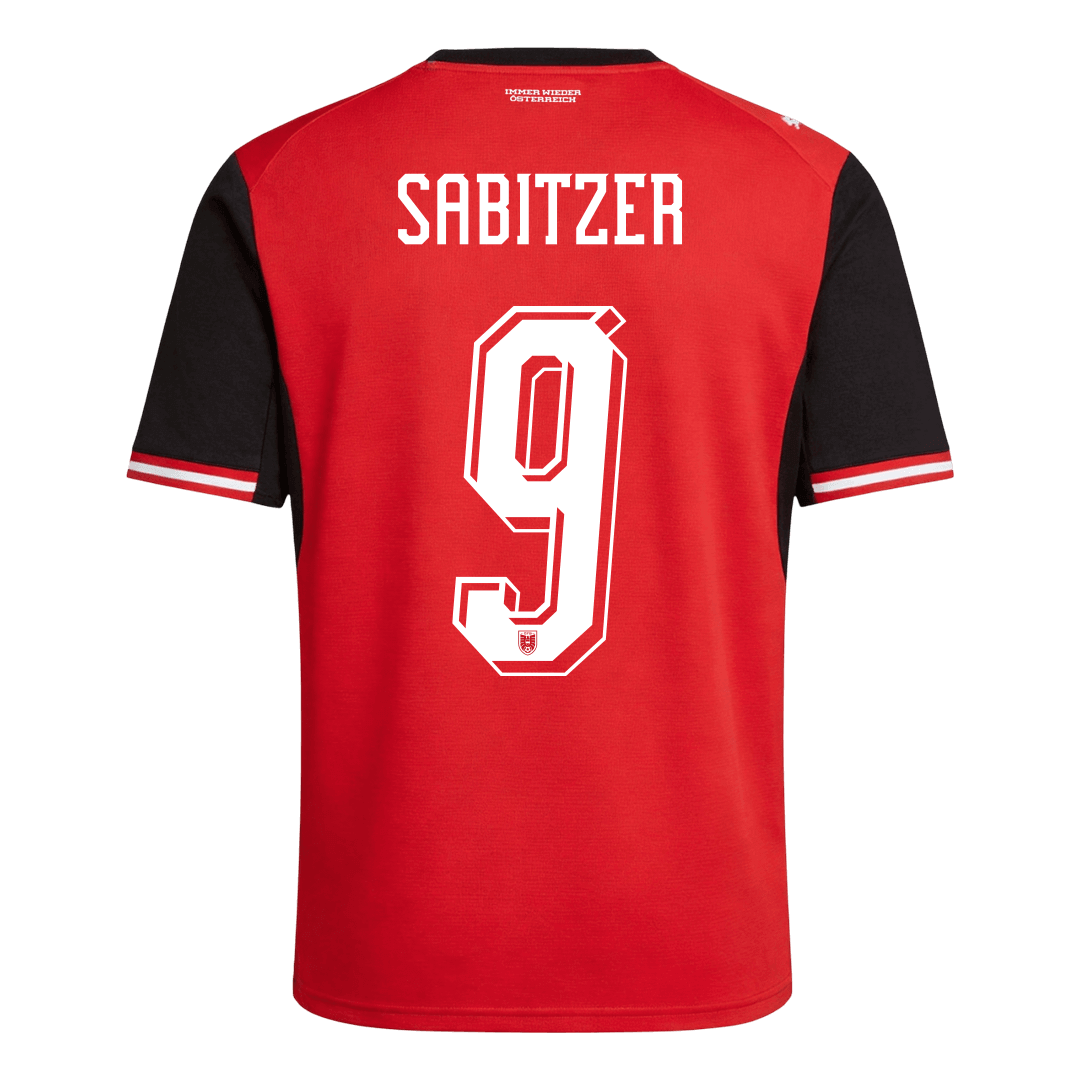 SABITZER #9 Austria Hazai Mez Világbajnoki 2026 Piros