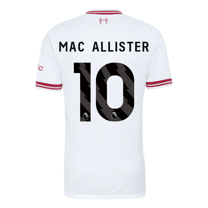 MAC ALLISTER #10 Liverpool Játékos Verzió Idegenbeli Mez 2026/27 Fehér