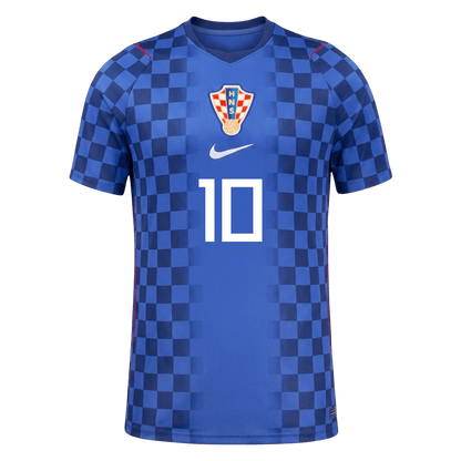 MODRIĆ #10 Croatia Játékos Verzió Idegenbeli Mez Világbajnoki 2026 Kék
