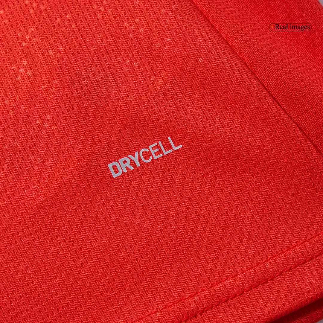 Női RONALDO #7 Portugal Otthon Futball Mez 2025 Piros