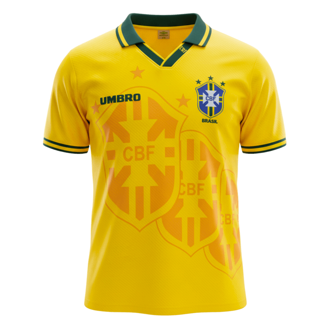 Brazil Hazai Retro Futball Mez 1994 Sárga 2025/26