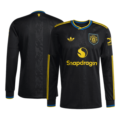 Manchester United Idegen Harmadik Hosszú Ujjú 2025/26 Fekete
