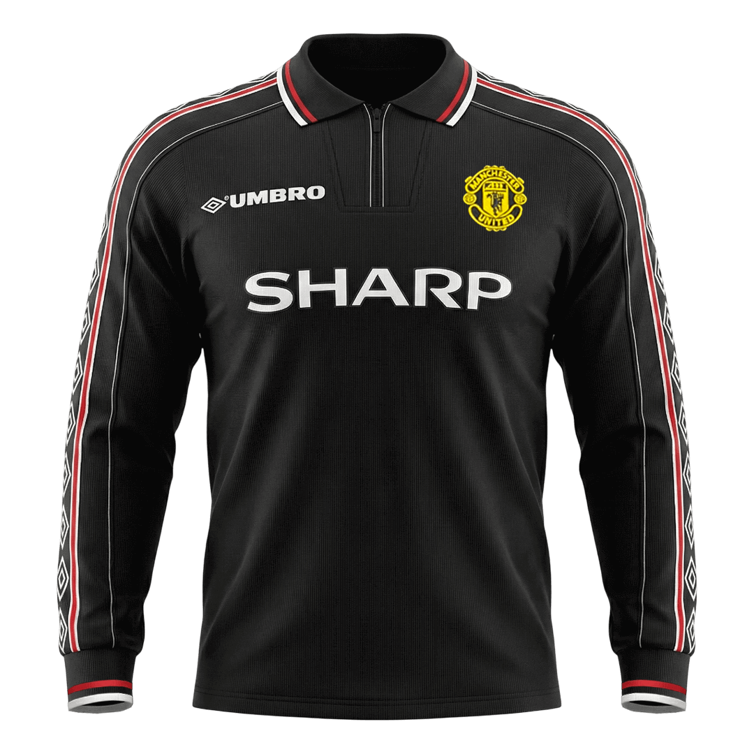 Manchester United Idegenbeli Retro Mez 1998 Fekete 2025/26