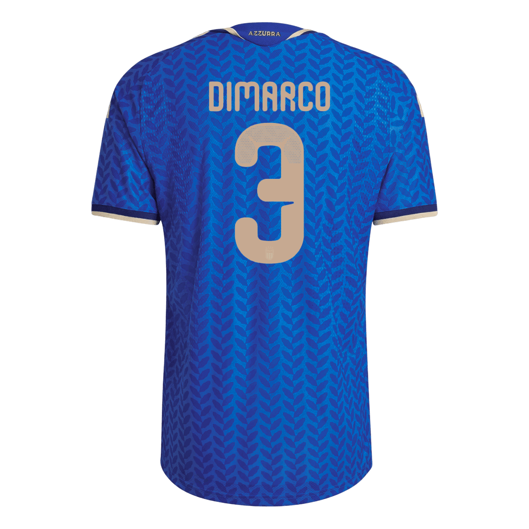 DIMARCO #3 Italy Játékos Verzió Hazai Világbajnoki Mez 2026 Kék
