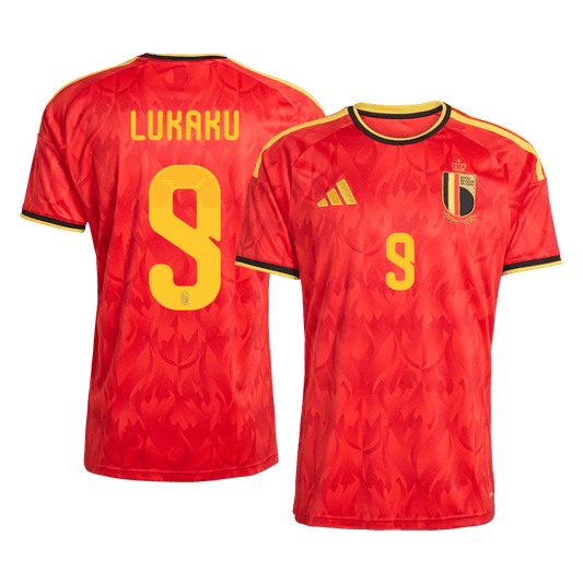 LUKAKU #9 Belgium Hazai Mez 2026 Piros