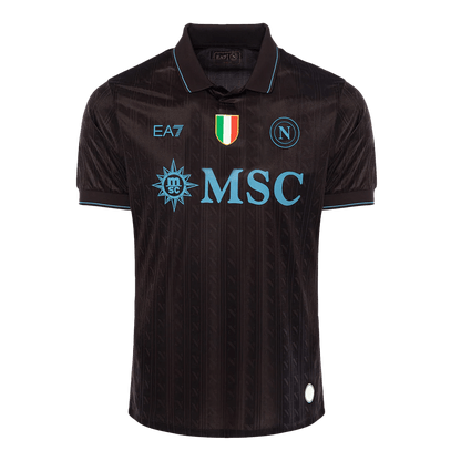 Napoli Játékos Idegenbeli Harmadik Mez 2025/26 Fekete