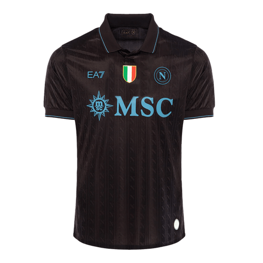 Napoli Játékos Idegenbeli Harmadik Mez 2025/26 Fekete