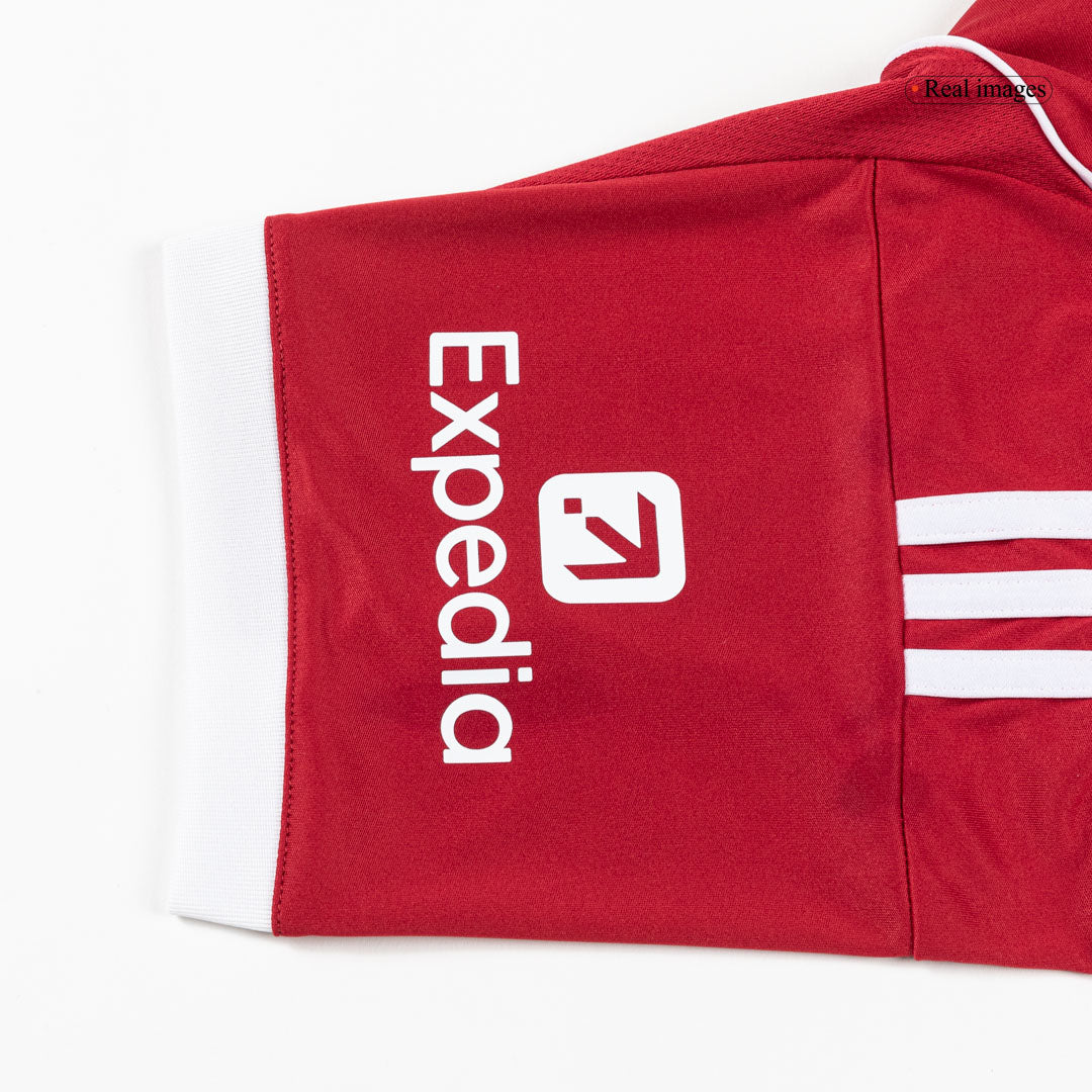 VIRGIL #4 Liverpool Otthon Soccer Mez 25/26 Piros