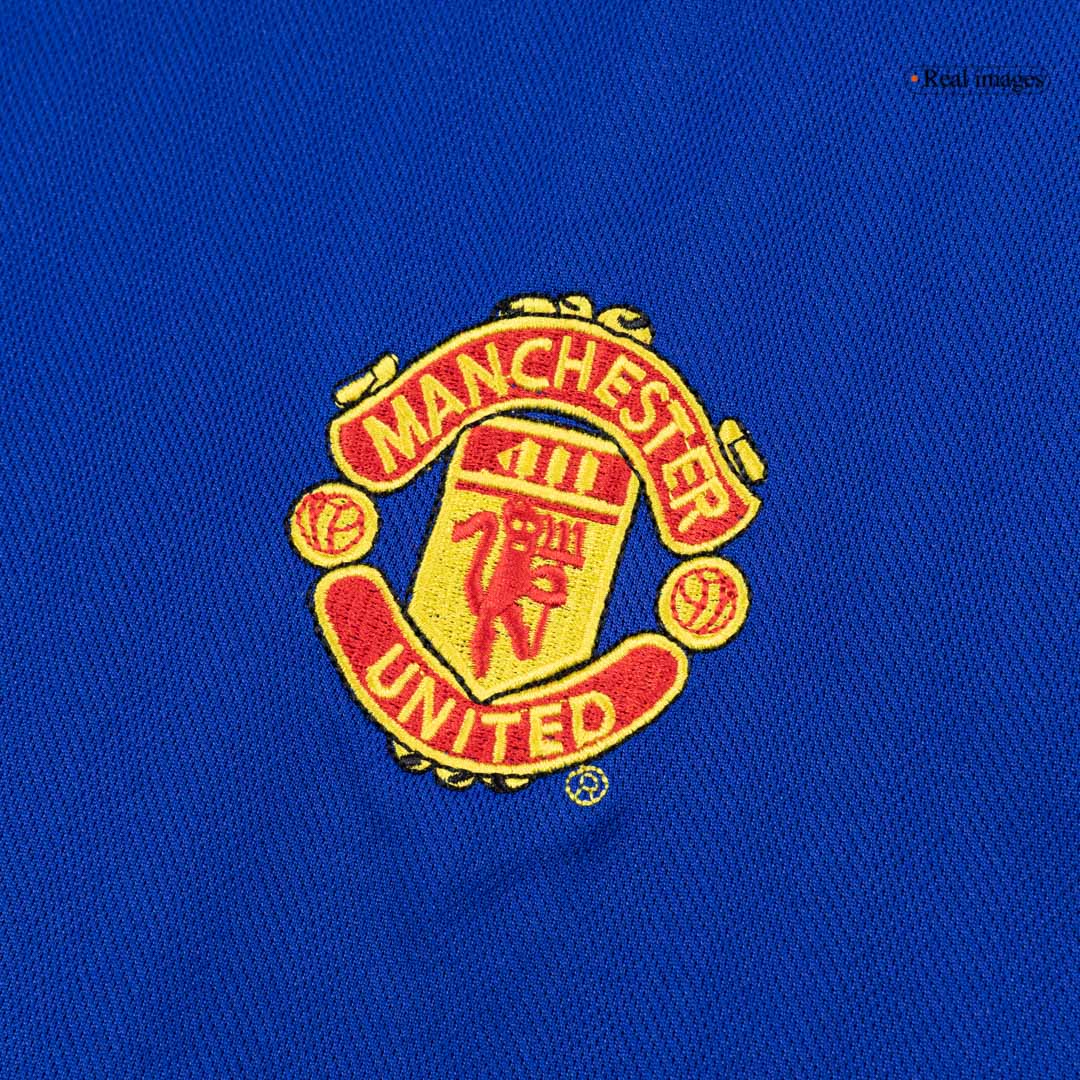 Manchester United Idegenbeli Retro Futball Mez 2005/06 Kék