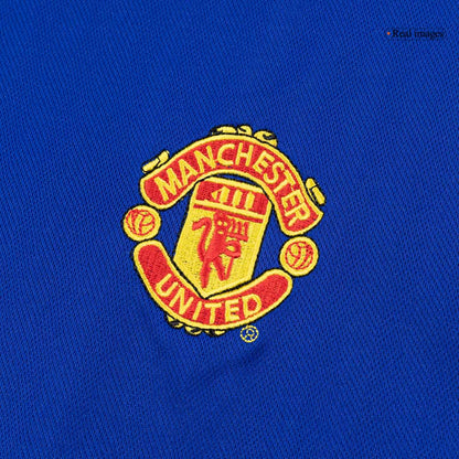 Manchester United Idegenbeli Retro Futball Mez 2005/06 Kék