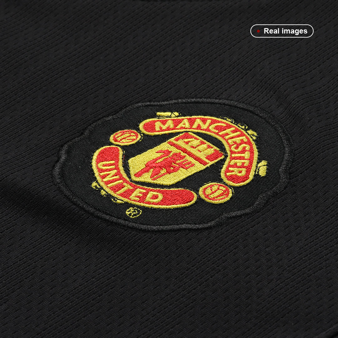 Manchester United Idegenbeli Retro Futball Mez 2007/08 Fekete