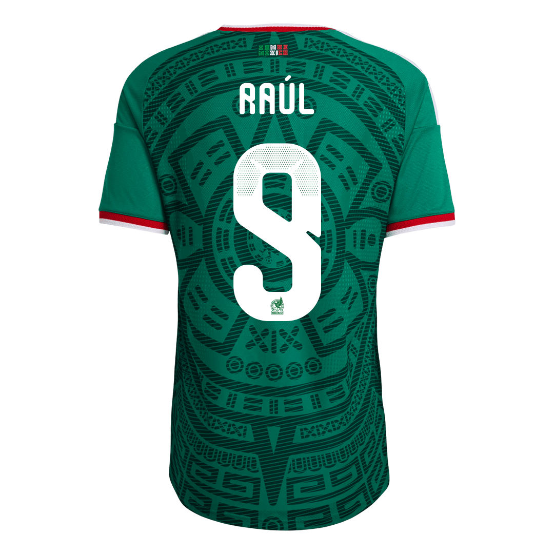 Raúl #9 Mexico Játékos Verzió Hazai Mez Világbajnoki 2026 Zöld