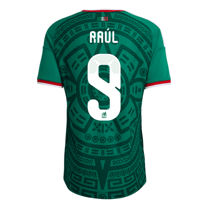 Raúl #9 Mexico Játékos Verzió Hazai Mez Világbajnoki 2026 Zöld