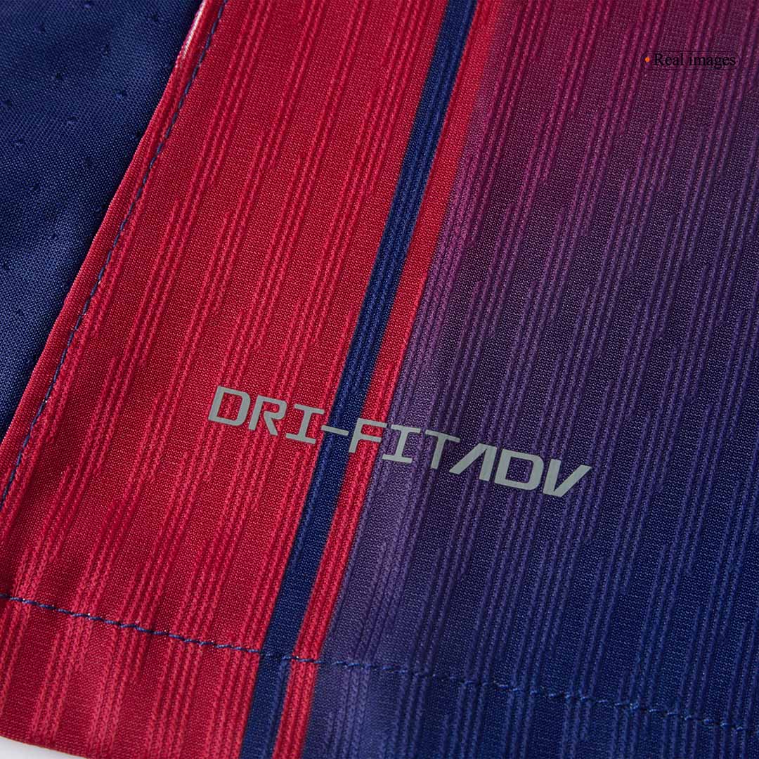 LEWANDOWSKI #9 Hiteles Barcelona Otthon Soccer Mez 2025/26 Piros&Kék