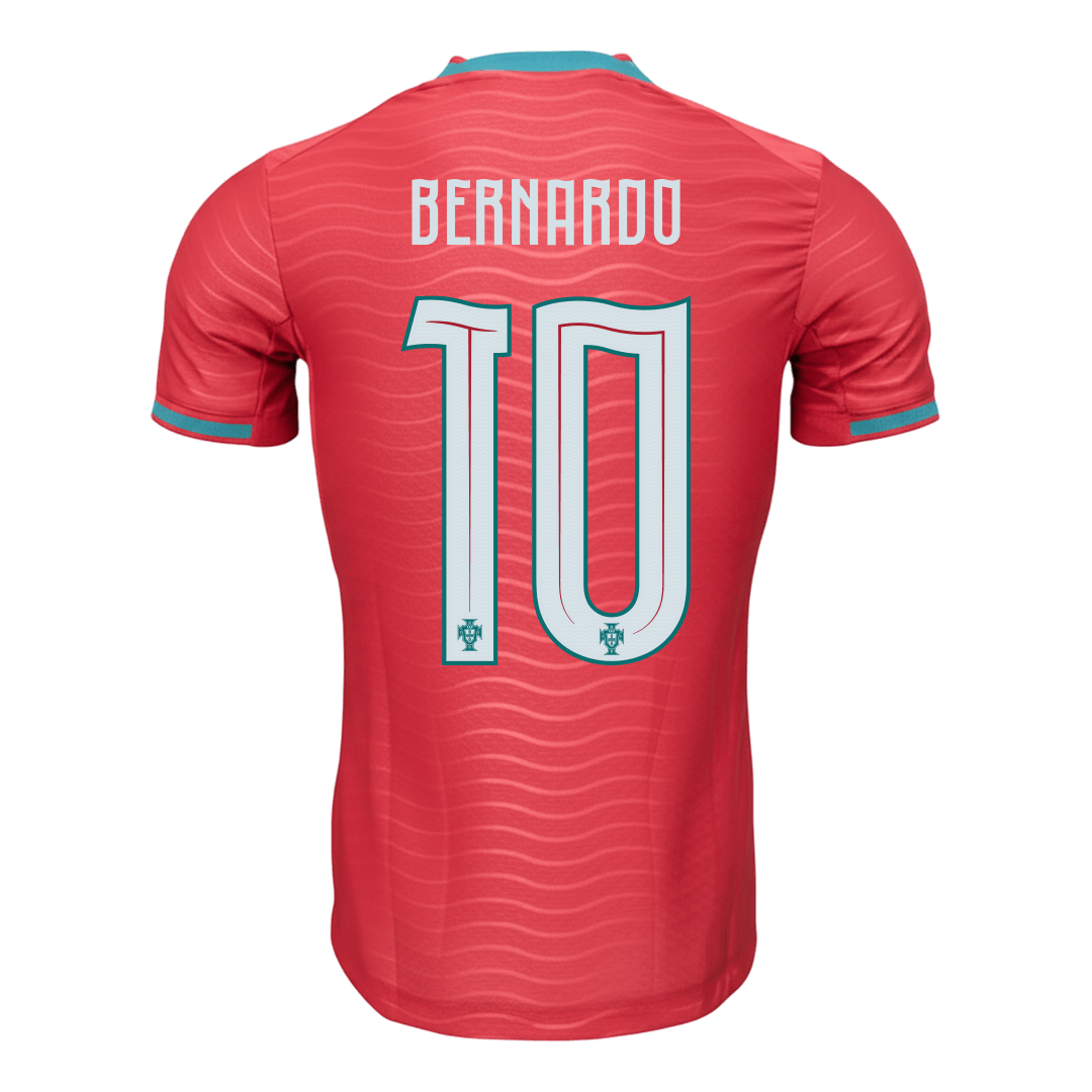 BERNARDO #10 Portugal Játékos Verzió Hazai Mez World Cup 2026 Piros