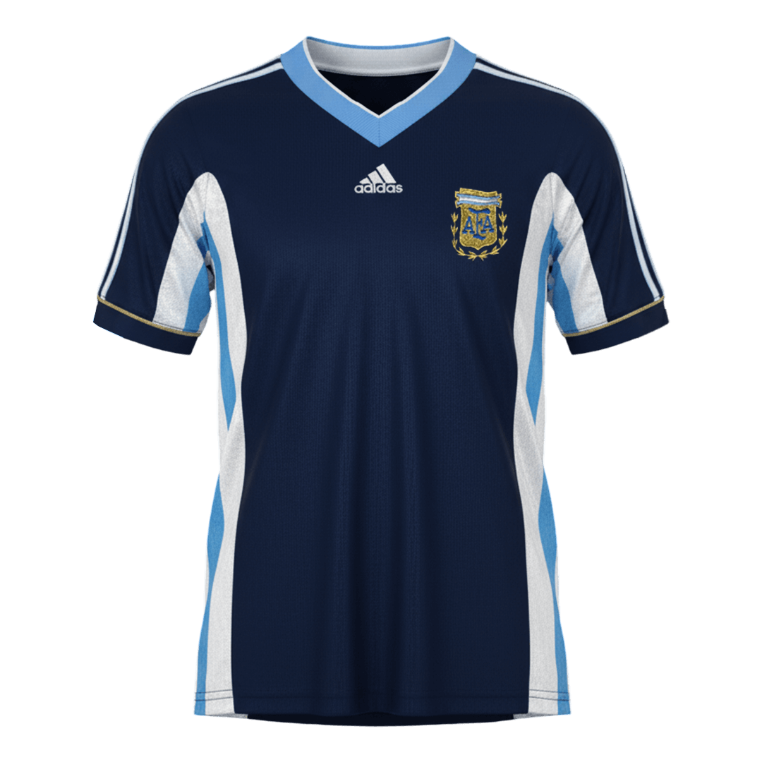 Argentina Idegenbeli Retro Futball Mez 1998