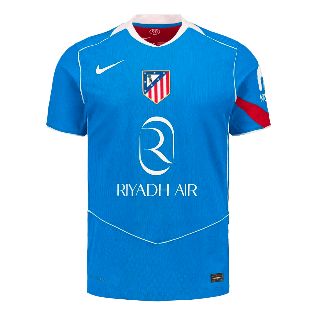 SØRLOTH #9 Atletico Madrid Játékos Verzió Harmadik Mez 2025/26 Kék