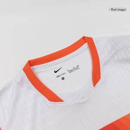 VIRGIL #4 Netherlands Játékos Verzió Idegenbeli Mez Világbajnoki 2026 Fehér