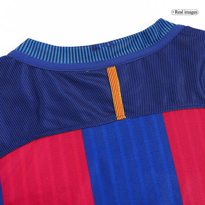 MESSI #10 Barcelona Hazai Retro Futball Mez 2016/17 Piros&Kék