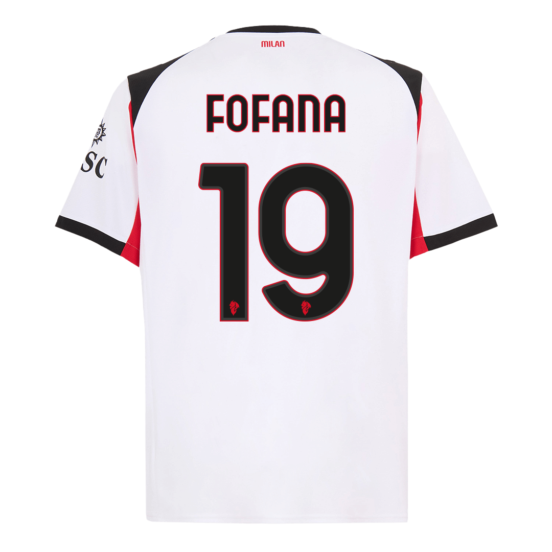 FOFANA #19 AC Milan Idegenbeli Mez 2025/26 Fehér