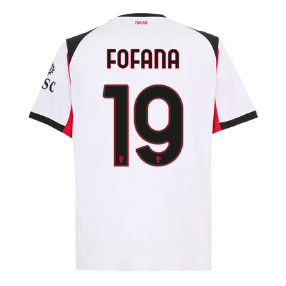 FOFANA #19 AC Milan Idegenbeli Mez 2025/26 Fehér