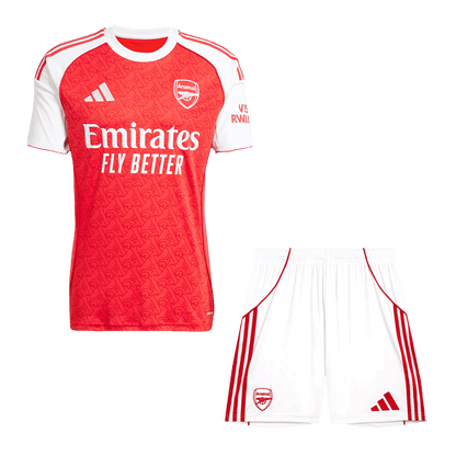 Arsenal Otthon Mez Szett (Mez + Nadrág) 2025/26-Piros