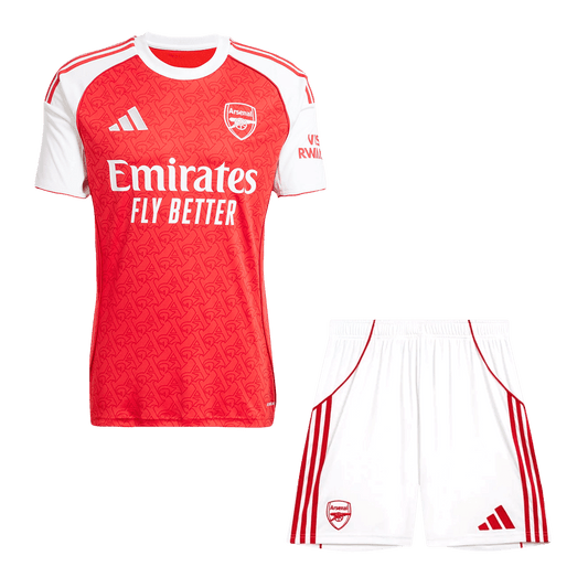Arsenal Otthon Mez Szett (Mez + Nadrág) 2025/26-Piros