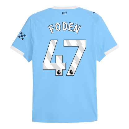 FODEN #47 Manchester City Játékos Otthon Mez 2025/26 Kék