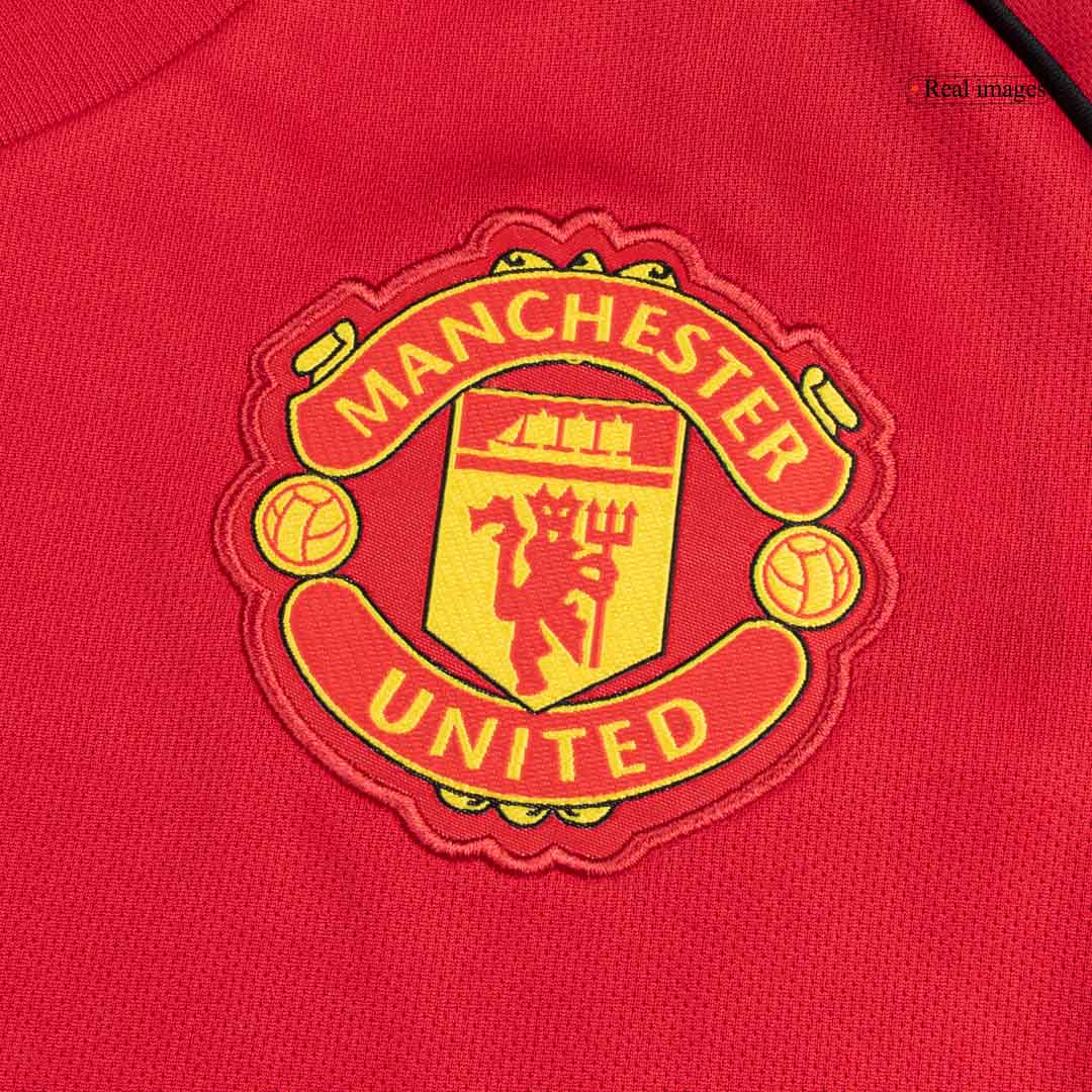 Manchester United Otthon Mez Szett (Mez + Nadrág) 2025/26-Piros