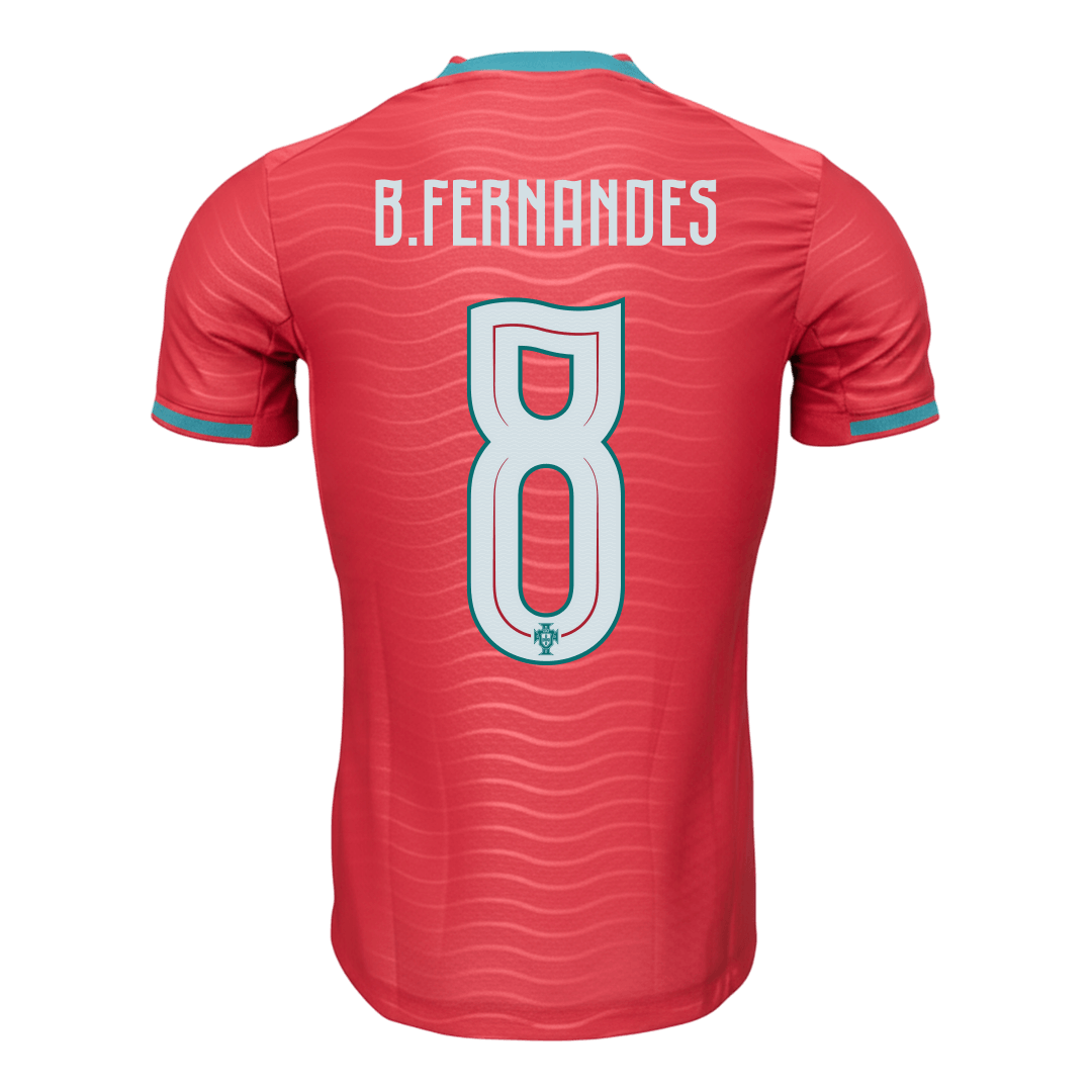 B.FERNANDES #8 Portugal Játékos Verzió Hazai Mez World Cup 2026 Piros