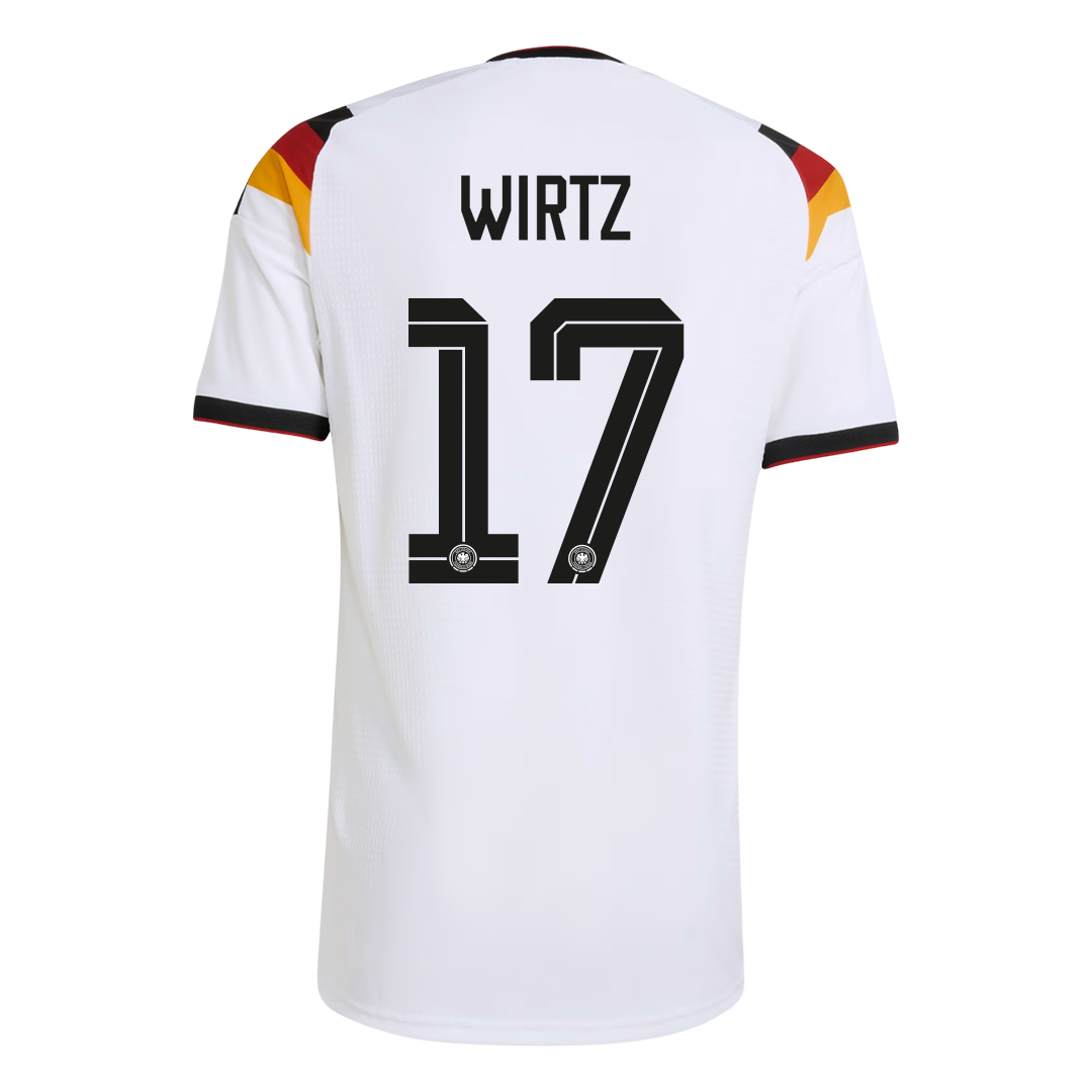 Játékos Verzió WIRTZ #17 Germany Otthon Mez 2026 Fehér